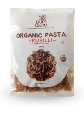 Organic Pasta Fusilli 200 GM